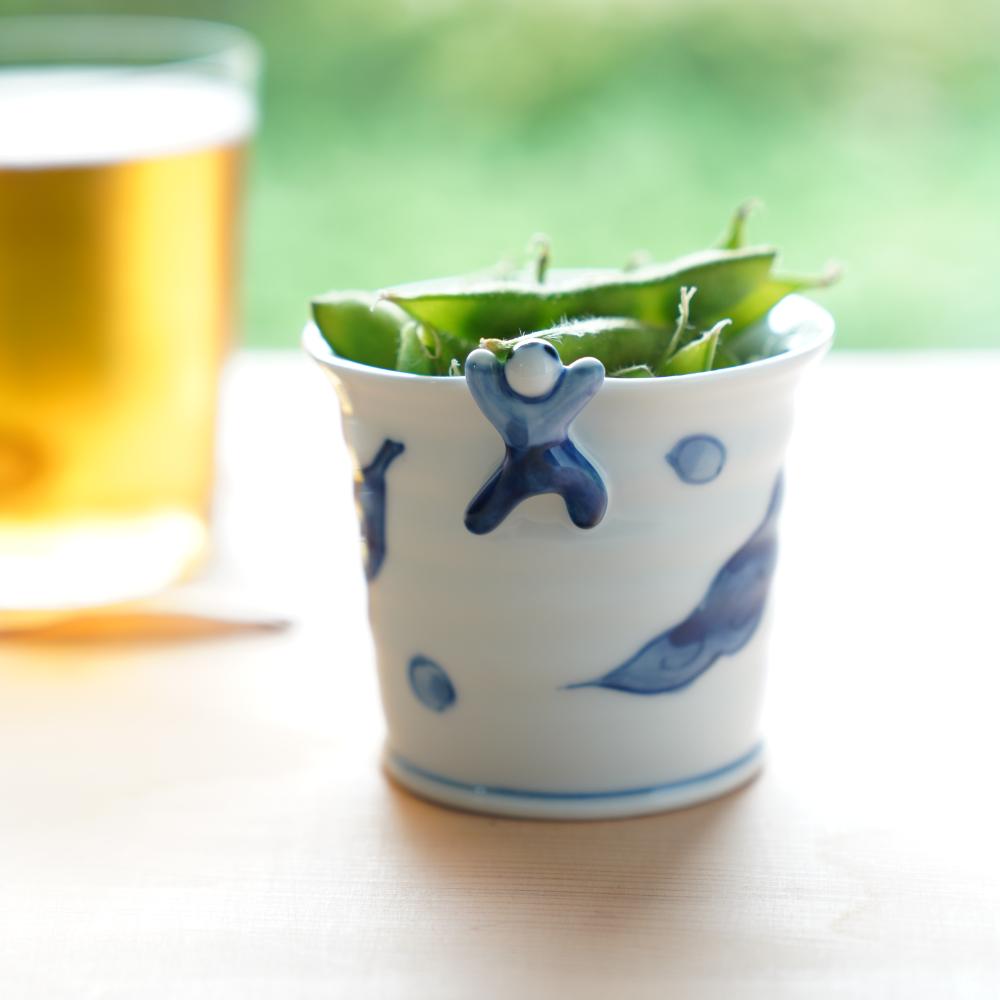 波佐見焼　 えんどう　一閑人煎茶・そば猪口